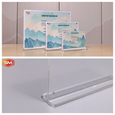 Αγορά Σημερινό σχεδιασμό 10x15cm T σχήμα ακρυλικό σήμα κάλυψης online manufacture