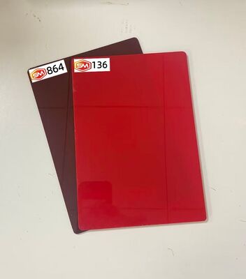 Αγορά Rich Russet Cast Acrylic Sheet 18mm Thick Panel for Store Display Construction online manufacture