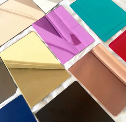 Αγορά 2mm-6mm Εύκαμπτο Αυτοκόλλητο Φύλλο Ακρυλικού Καθρέφτη για Διακόσμηση Τοίχου online manufacture