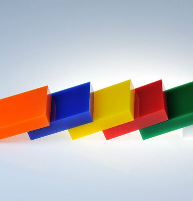 Αγορά Χρωματιστό ακρυλικό φύλλο 18mm Ματ μη λάμψη Πίνακα για το χώρο ανάγνωσης βιβλιοθήκης online manufacture