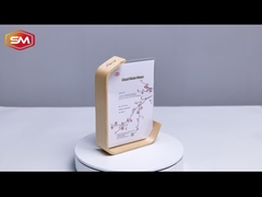 Ακρυλικό πλαίσιο φωτογραφίας με ξύλινη βάση σε σχήμα L