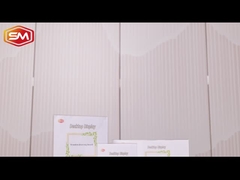 T σχήμα Ακρυλικό ξύλινο σήμα κάλυψης με δύο αυλακώσεις