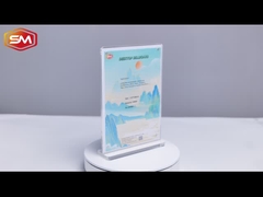 Σχήμα Τ Στρογγυλή γωνιακή μαγνητική ακρυλική σήμανση