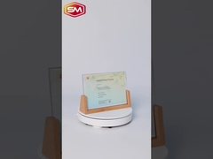 Ακρυλικό πλαισίο φωτογραφίας με ξύλινη βάση