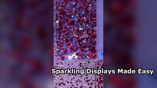 Ακρυλικά φύλλα Glitter για εντυπωσιακές οθόνες