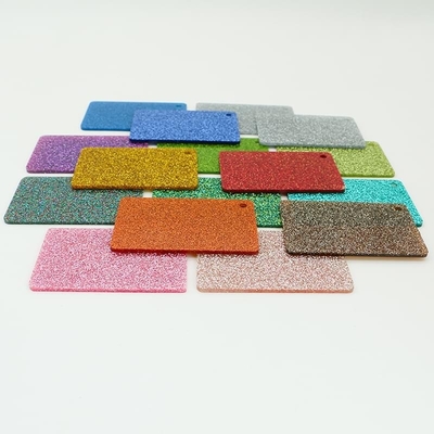 Κόψτε στο μέγεθος 3mm Glitter Ακρυλικό φύλλο Πολυχρωματικό Μαρμάρινο Ακρυλικό φύλλο για διακόσμηση