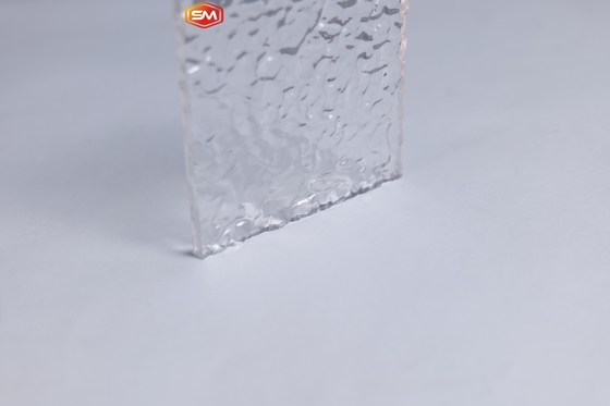 Καλή ποιότητα 2mm 3mm Τσακισμένο πάγο λάμψη λάμψη υφασμένο ακρυλικό φύλλο Perspex