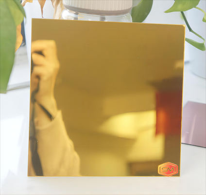 OEM εξυπηρέτηση εξατομικευμένων Perspex καθρέφτη φύλλο ανθεκτικό στη θερμότητα για διακόσμηση υλικό Cuttable φύλλα καθρέφτη
