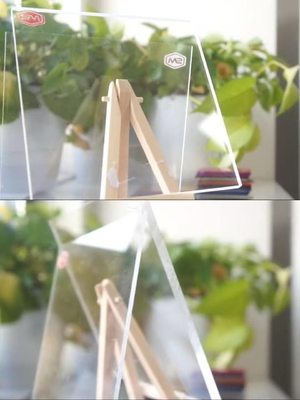 5mm διαυγές χύτευμα ακρυλικού φύλλου για την εμφάνιση φωτογραφιών