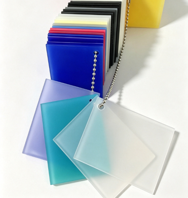 Custom Colored UV Resistant Frosted Acrylic Sheet with High Light Transmission for Kiosk Panels